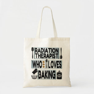 Stralingstherapie houdt van bakken tote bag