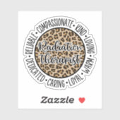 Stralingstherapie, Rad Therapy Afstudeerder Gift Sticker (Vel)