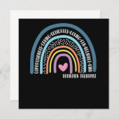 Stralingstherapieconcentratie Compassionate Caring Kaart (Voorkant / Achterkant)