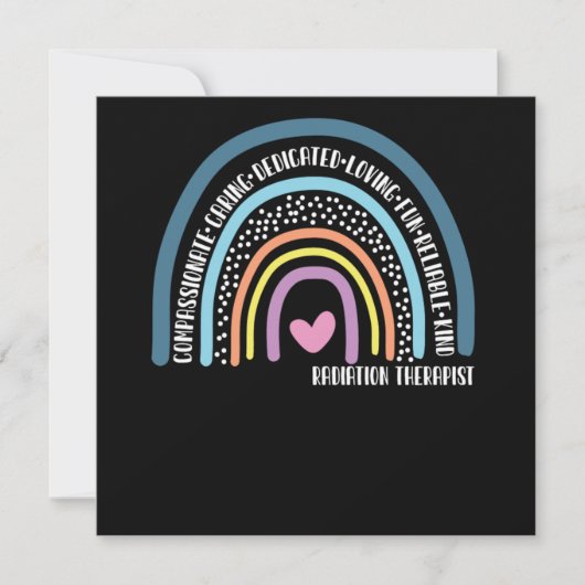 Stralingstherapieconcentratie Compassionate Caring Kaart (Voorkant)