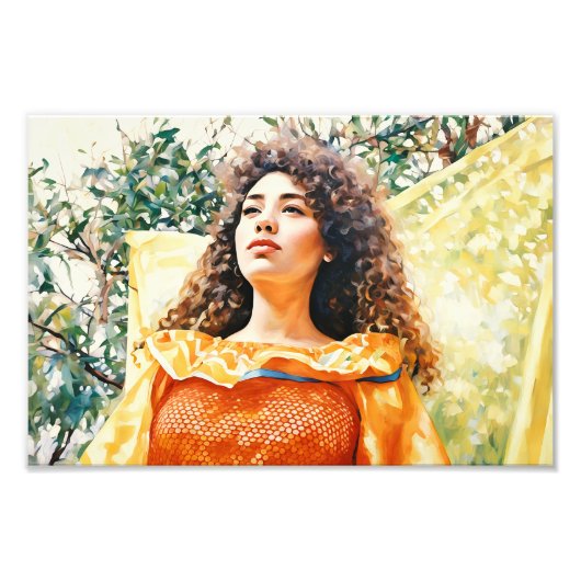 stralingsvertrouwen foto afdruk (Voorkant)