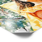 stralingsvertrouwen foto afdruk (Hoek)