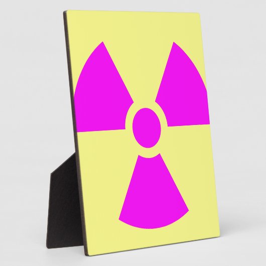 Stralingswaarschuwingssymbool Fotoplaat (Zijkant)