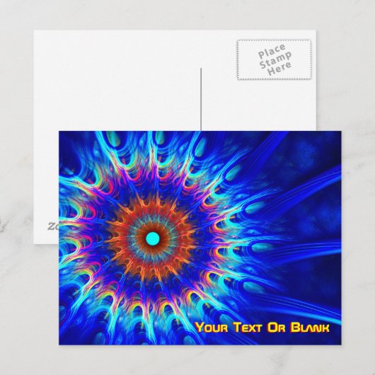 Stralingszone Briefkaart (Voorkant / Achterkant)