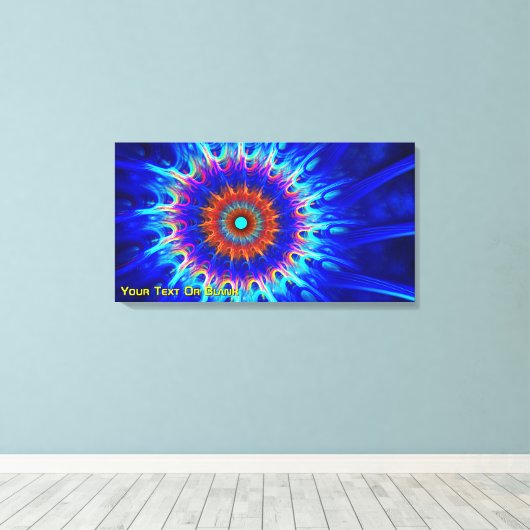 Stralingszone Canvas Afdruk (Insitu (Houten vloer))