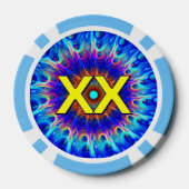 Stralingszone Poker Chips (Achterkant)