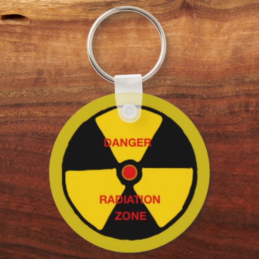 Stralingszone Sleutelhanger (Voorkant)