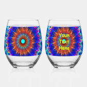 Stralingszone Wijnglas Zonder Voet (Voorkant)