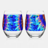 Stralingszone Wijnglas Zonder Voet (Links)