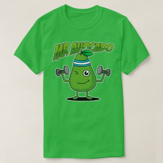 Stralls Avocado T-shirt (Design voorkant)