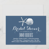 Stralthema Starfish & Sand Dollar Vrijgezellenfees Kaart (Voorkant / Achterkant)