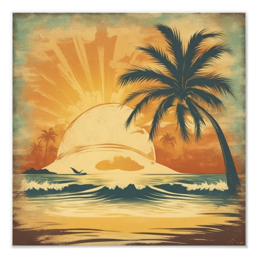  strand - 1 foto afdruk (Voorkant)