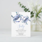 Strand 60e verjaardag uitnodigingen (Staand voorkant)