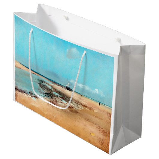 strand aan de lage zijkant (monding van de rivier) groot cadeauzakje (Voorkant Gekanteld)