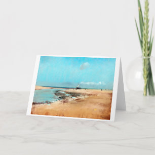 strand aan de lage zijkant (monding van de rivier) kaart