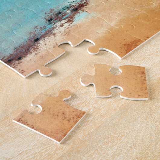 strand aan de lage zijkant (monding van de rivier) legpuzzel (Zijkant)