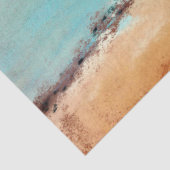 strand aan de lage zijkant (monding van de rivier) tissuepapier (Detail)