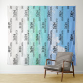 Strand Aangepast Zakelijk Logo Step & Repeat Achte Wandkleed (In Situ (horizontaal))