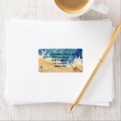 Strand Abstract Adres Grote Labels ( 5 regels) (Insitu)