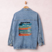 Strand Abstract Art Afstuderen Denim Jas Denim Jacket (Hangar)