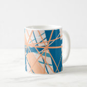 Strand Abstract Stripes Zomer Mok (Voorkant rechts)