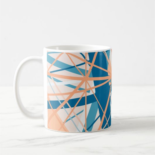 Strand Abstract Stripes Zomer Mok (Links)