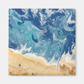 Strand Abstracte magneet (Voorkant)