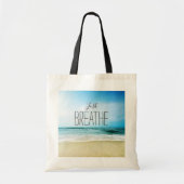 Strand Adem In En Uit Tote Bag (Voorkant)