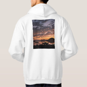 Strand afbeelding capuchon hoodie