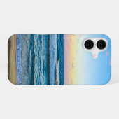 Strand afbeelding op iphone hoesje iPhone 16 hoesje (Achterkant horizontaal)