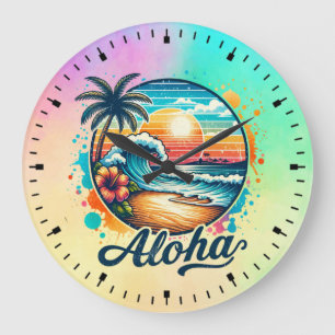 strand Aloha Sublimation-94953 Grote Klok