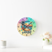 strand Aloha Sublimation-94953 Ronde Klok (Huis)