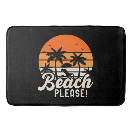 Strand Alsjeblieft Badmat (Voorkant)