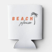 strand, alsjeblieft. blikjeskoelers blikjeskoeler (Achterkant)