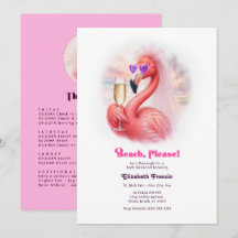 Strand Alsjeblieft Flamingo Bachelorette Weekend