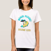Strand alsjeblieft! Grappig Holiday Club T-shirt – (Voorkant)