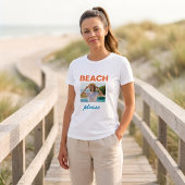 Strand Alsjeblieft Grappig Zomer Shirt Tropisch S