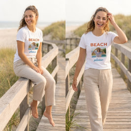 Strand Alsjeblieft Grappig Zomer Shirt Tropisch S