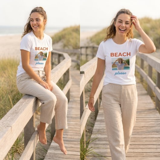 Strand Alsjeblieft Grappig Zomer Shirt Tropisch S