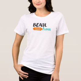 Strand Alsjeblieft – Grappige Vakantie Spelling Tri-Blend Shirt