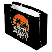 Strand Alsjeblieft Groot Cadeauzakje (Achterkant Gekanteld)