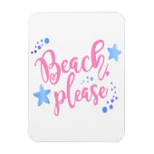 strand alsjeblieft magneet (Verticaal)