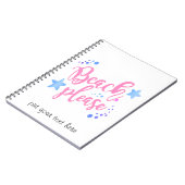 strand alsjeblieft notitieboek (Linkerzijde)