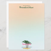 Strand alsjeblieft ongevoerde papieren blad (Voorkant / Achterkant)