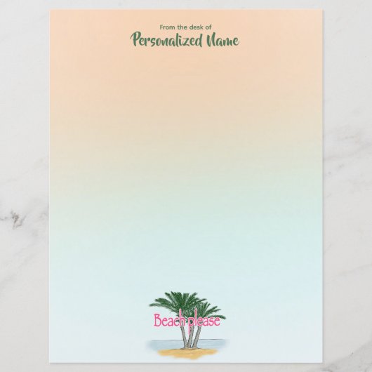 Strand alsjeblieft ongevoerde papieren blad (Voorkant)