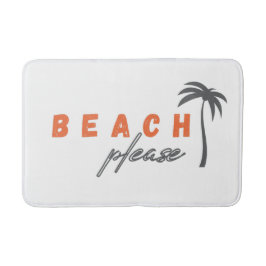 Strand alsjeblieft. Palmboom. Badmat modern
