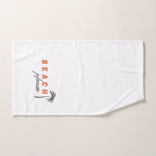 strand alsjeblieft. palmboom. moderne handdoek (Handdoek)