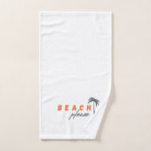 strand alsjeblieft. palmboom. moderne handdoek (Handdoek)