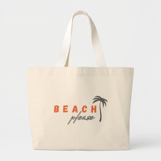 Strand alsjeblieft. Palmboom. Tassen tassen (Voorkant)