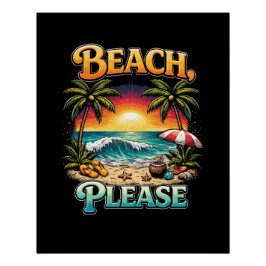 Strand, Alsjeblieft Perfect Poster